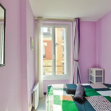 Lägenhet 1br Flat 2 Min Away From Metro Station Maraichers *